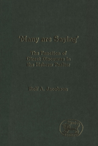 Cover image: Many Are Saying 1st edition 9780567081933