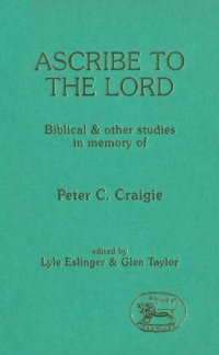 Imagen de portada: Ascribe to the Lord 1st edition 9780567610232