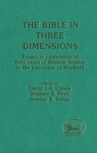 Cover image: The Bible in Three Dimensions 1st edition 9780567263070