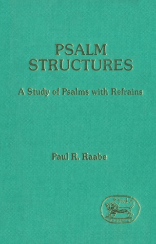 Imagen de portada: Psalm Structures 1st edition 9780567207128