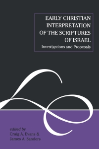 Imagen de portada: Early Christian Interpretation of the Scriptures of Israel 1st edition 9781850756798