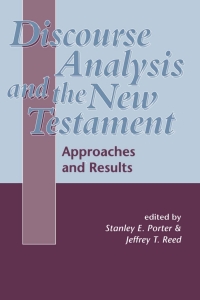 Cover image: Discourse Analysis and the New Testament 1st edition 9781850759966