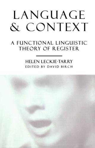 Cover image: Language and Context 1st edition 9781855672727