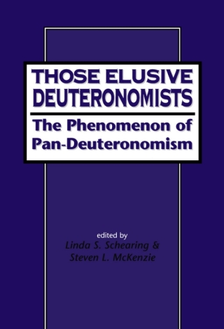 Titelbild: Those Elusive Deuteronomists 1st edition 9781841270104
