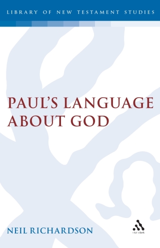 Cover image: Paul's Language about God 1st edition 9781850754855