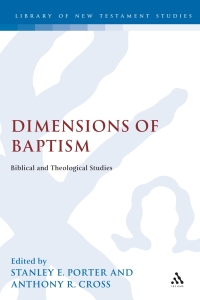 Cover image: Dimensions of Baptism 1st edition 9780826462039