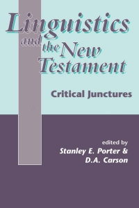 Cover image: Linguistics and the New Testament 1st edition 9781850759911