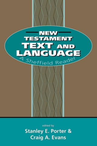 صورة الغلاف: New Testament Text and Language 1st edition 9781850757955