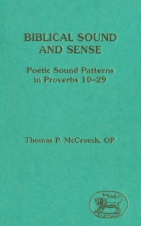 Cover image: Biblical Sound and Sense 1st edition 9781441118738