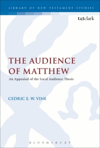 Cover image: The Audience of Matthew 1st edition 9780567664488