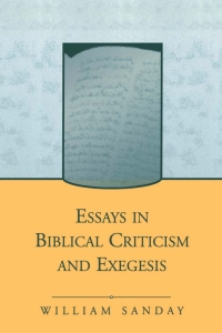 Cover image: Essays in Biblical Criticism and Exegesis 1st edition 9781841272818