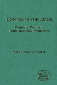 Cover image: Contexts for Amos 1st edition 9780567400277