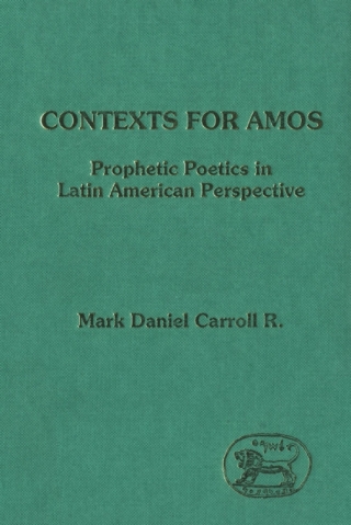 Imagen de portada: Contexts for Amos 1st edition 9780567400277