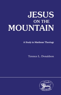 Omslagafbeelding: Jesus on the Mountain: A Study in Matthew 1st edition 9780905774756