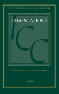 صورة الغلاف: Lamentations (ICC) 1st edition 9780567481672