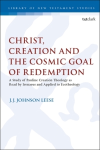 Cover image: Christ, Creation and the Cosmic Goal of Redemption 1st edition 9780567692627