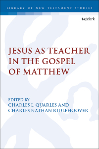 Cover image: Jesus as Teacher in the Gospel of Matthew 1st edition 9780567697844