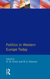 Cover image: Politics in Western Europe Today 9780582002951