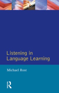 Cover image: Listening in Language Learning 9780582016507