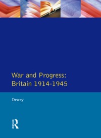 Cover image: War and Progress 9780582045866