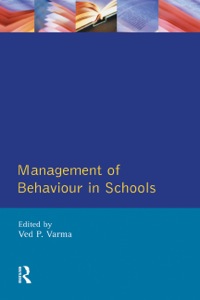 Cover image: Management of Behaviour in Schools 9780582075726