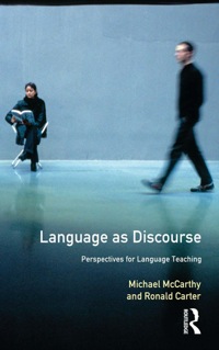 Cover image: Language as Discourse 9780582084247