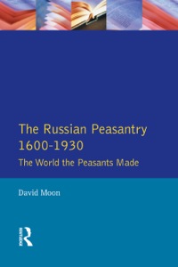 Cover image: The Russian Peasantry 1600-1930 9780582095076