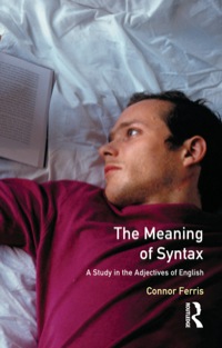 Cover image: Meaning of Syntax 9780582210127