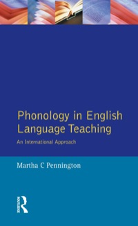 Cover image: Phonology in English Language Teaching 9780582225718