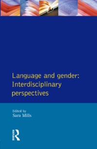 Cover image: Language and Gender 9780582226319