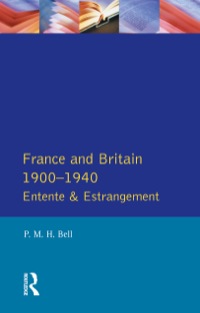 Cover image: France and Britain, 1900-1940 9780582229532