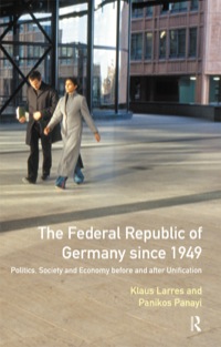 Cover image: The Federal Republic of Germany since 1949 9780582238916