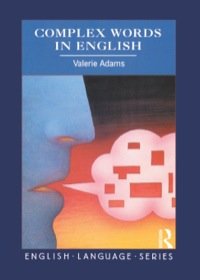 Cover image: Complex Words in English 9780582239647