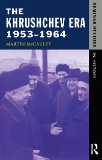 Cover image: The Khrushchev Era 1953-1964 9780582277762