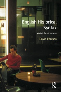 Cover image: English Historical Syntax 9780582291393
