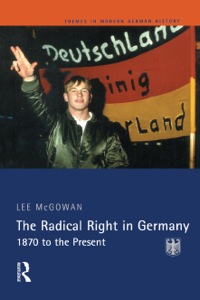 Cover image: The Radical Right in Germany 9780582291935