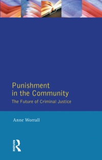 Cover image: Punishment in the Community 9780582293052