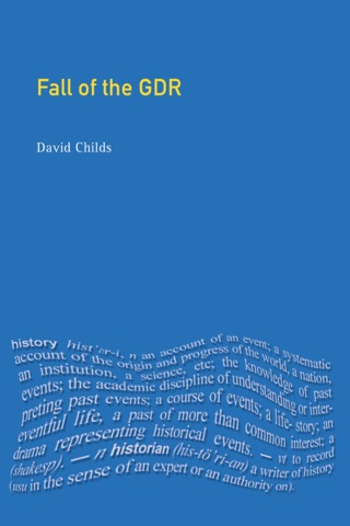 Cover image: The Fall of the GDR 9780582315693