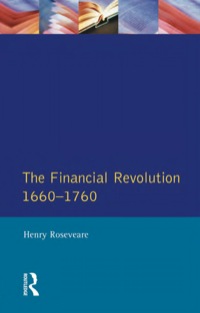 Cover image: Financial Revolution 1660 - 1750, The 9780582354494