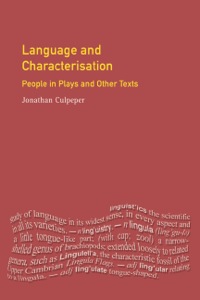 Cover image: Language and Characterisation 9780582357532