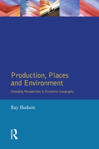 Cover image: Production, Places and Environment 9780582369405