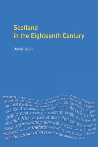 Cover image: Scotland in the Eighteenth Century 9780582382473