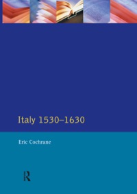 Cover image: Italy 1530-1630 9780582491441