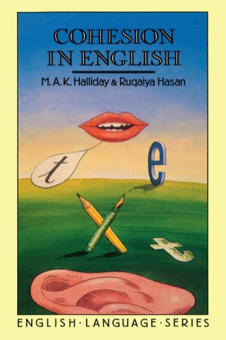 Cover image: Cohesion in English 9780582550414