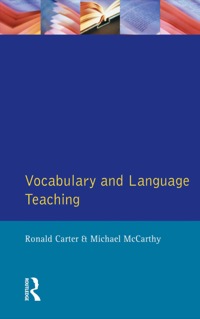 Cover image: Vocabulary and Language Teaching 9780582553828
