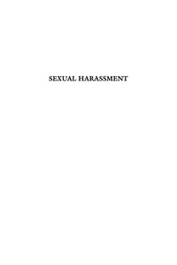 Cover image: Sexual Harassment 9780847684243