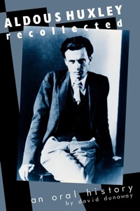 Cover image: Aldous Huxley Recollected 9780761990642