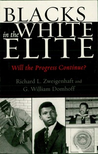 表紙画像: Blacks in the White Elite 9780742516205