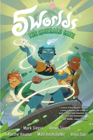 Cover image: 5 Worlds Book 5: The Emerald Gate 9780593120590