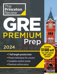 Cover image: Princeton Review GRE Premium Prep, 2024 9780593516935